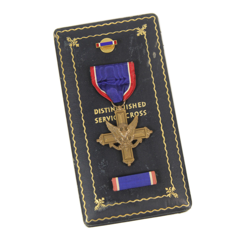 Coffret médaille, Distinguished Service Cross, ROBBINS COMPANY, Black Broach