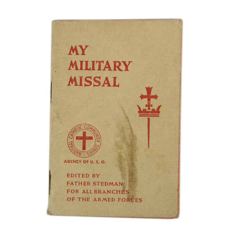 Missal, My Military Missal, Catholic, 1942