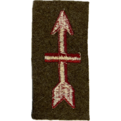 Insigne, 32nd Infantry Division, fabrication précoce, laine