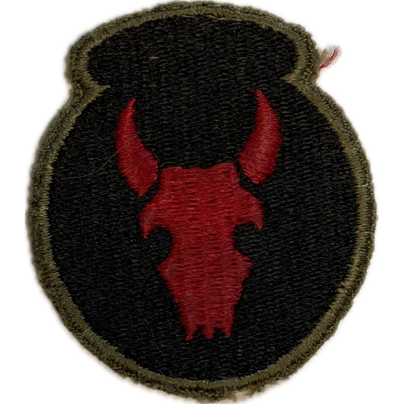 Patch, 34th Infantry Division, OD Border, Green Back, 1943