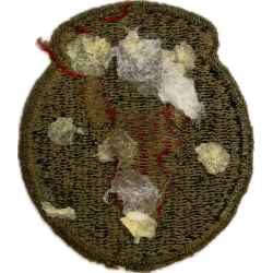 Patch, 34th Infantry Division, OD Border, Green Back, 1943