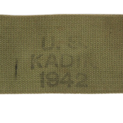 Sangle pour musette M-1936, KADIN 1942