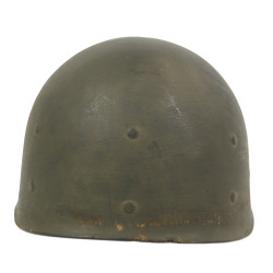 Helmet, M1, Fixed Loops, FIRESTONE Liner, Plain A Washers, 2nd Lt. Charles Smith, Jr.