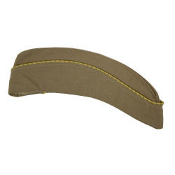 Cap, Garrison, Khaki, WAC, Size 21 ½, 1944, Mint