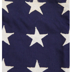 Drapeau US, 48 étoiles brodées, ANNIN, Republic Reg. U.S. Pat. Off., Defiance Fast Colors, 111 x 175 cm