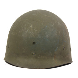 Helmet, M1, Fixed Loops, FIRESTONE/INLAND Liner, with Camouflage Net