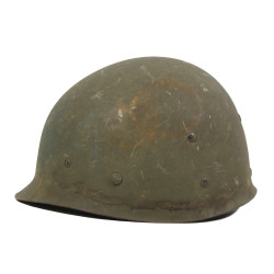 Helmet, M1, Fixed Loops, FIRESTONE/INLAND Liner, with Camouflage Net