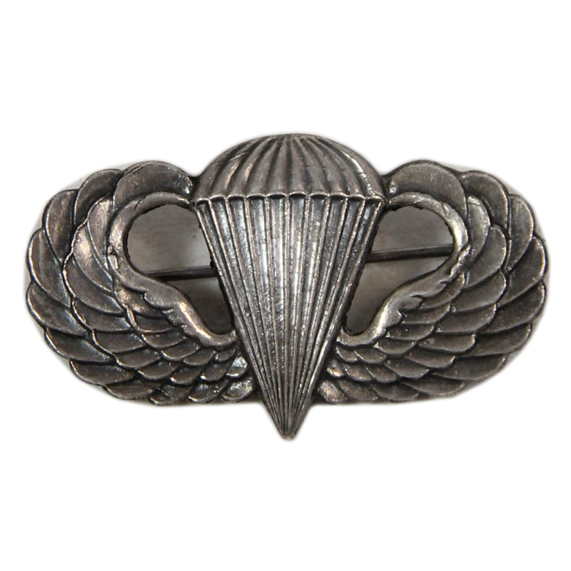 Badge, Parachutist's, 'Jump Wings', US Army, Sterling, Pin Back