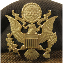 Casquette officier US Army, chocolat, nominative