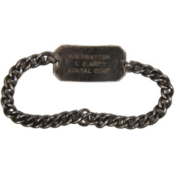 Bracelet, Chain, 1st Lt. Lois Conklin, US Army Nurse Corps, 186th General Hospital, England