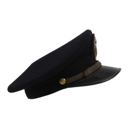 Casquette officier, US Navy, bleue, AIRFLOW, nominative