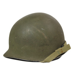 Helmet, M1, Fixed Loops, WESTINGHOUSE Liner, Plain A Washers, Major E.R. Baker