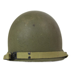 Helmet, M1, Fixed Loops, WESTINGHOUSE Liner, Plain A Washers, Major E.R. Baker