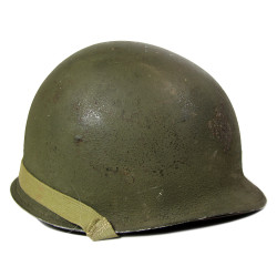 Helmet, M1, Fixed Loops, WESTINGHOUSE Liner, Plain A Washers, Major E.R. Baker