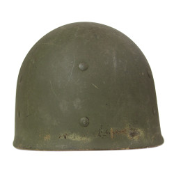 Helmet, M1, Fixed Loops, WESTINGHOUSE Liner, Plain A Washers, Major E.R. Baker