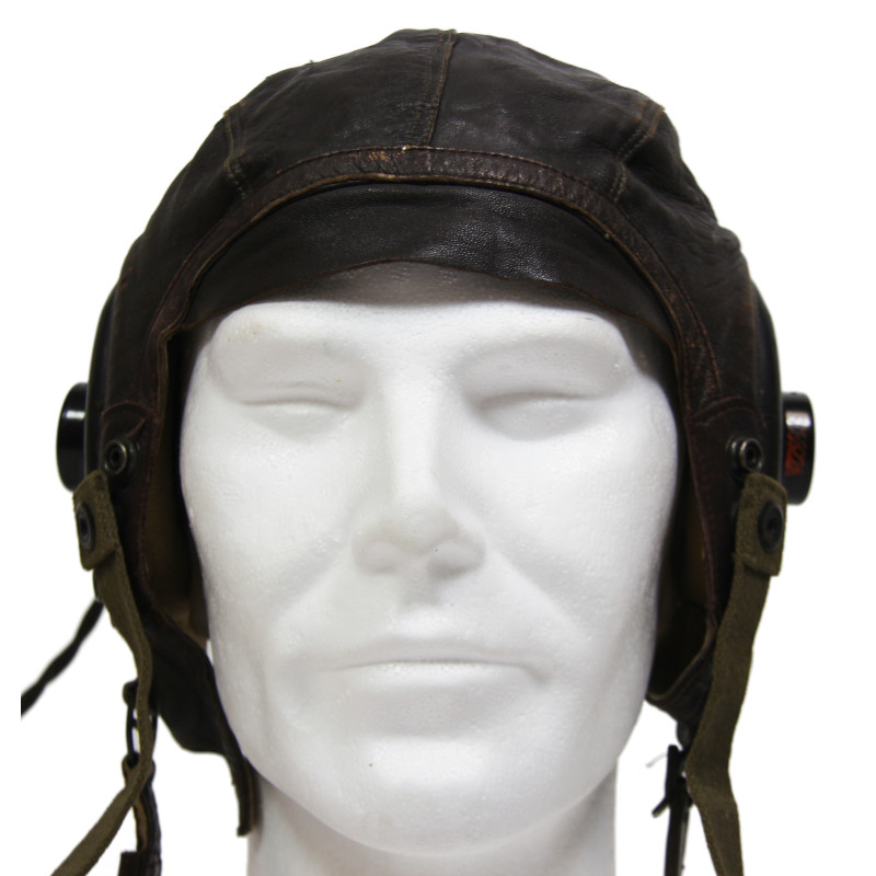 Helmet, Flying, Type A-11, Large, with ANB-H-1 Receivers, USAAF