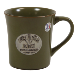 Mug, 6 juin 1944, UTAH BEACH, Kaki