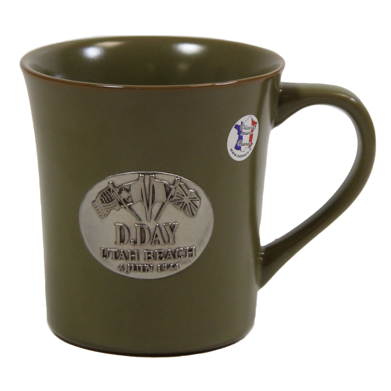 Mug, 6 juin 1944, UTAH BEACH, Kaki