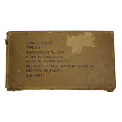 Goggles, Flying, Polaroid, Type B-8, USAAF, Named, in Box