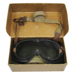 Goggles, Flying, Polaroid, Type B-8, USAAF, Named, in Box