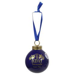 Christmas ornaments, D-Day, Blue