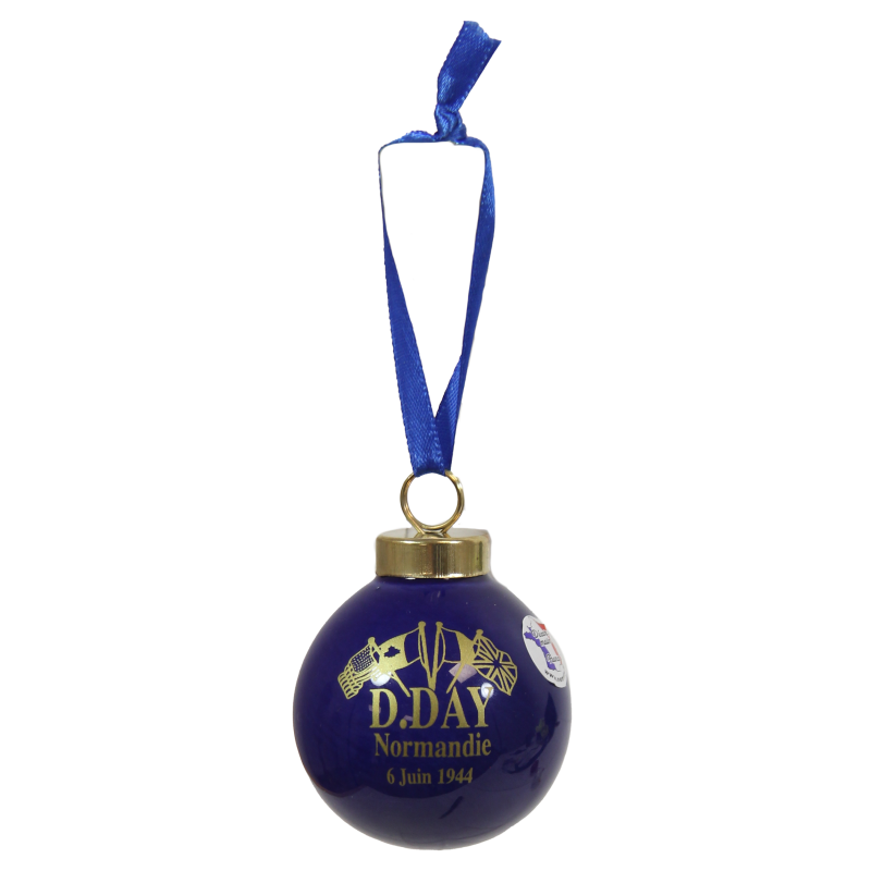 Christmas ornaments, D-Day, Blue