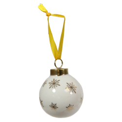 Christmas ornaments, D-Day, White