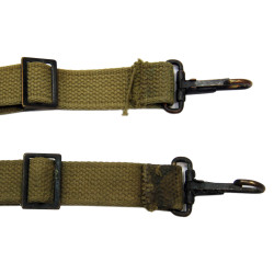 Suspenders, Belt, M-1941, USMC, 1st Type, Flat Buckles