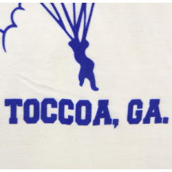 T-shirt, US PARATROOPS Camp Toccoa, FLOCKED