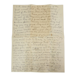 Letter, Pvt. Ray Geddes, Camp Toccoa, 501st PIR, 1943