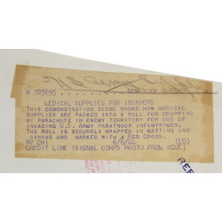 Photograph, US Army, Medical Supplies for Invaders, June 6, 1944