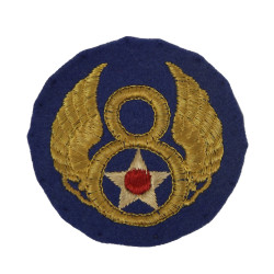 Insigne, 8th Air Force, USAAF, British-Made, feutre