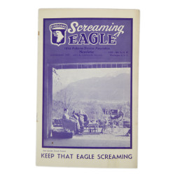 Bulletins Screaming Eagle, 101st Airborne Division Association, 1957, T/5 George Gillespie, Serv. Co., 502nd PIR