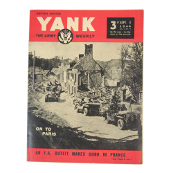 Magazine, YANK, September 3, 1944, 'On To Paris'