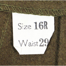 Trousers, Women's, Wool Liner, WAC & Nurse, 16R, 1945, Mint