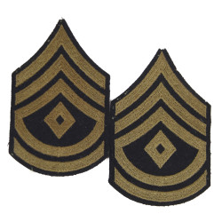 Grades en tissu, First Sergeant, 1942