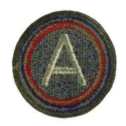 Patch, Third Army (General Patton), OD border, Green Back, 1943