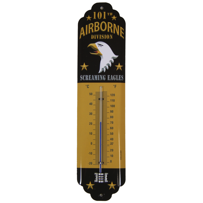 Wall-mounted thermometer, 101st Airborne Division