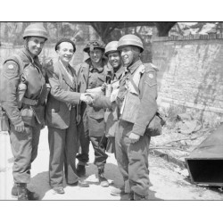 Casque Mk II, britannique, 1942, Beach Group, Military Police