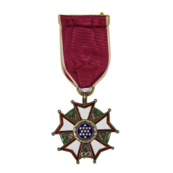 Medal, Legion of Merit, in Case, Legionnaire Degree, 1st Lt. Allan Swaim, 15th Inf. Regt., 3rd Infantry Division, MTO