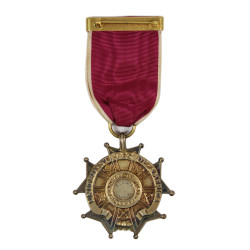 Medal, Legion of Merit, in Case, Legionnaire Degree, 1st Lt. Allan Swaim, 15th Inf. Regt., 3rd Infantry Division, MTO