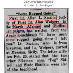 Medal, Legion of Merit, in Case, Legionnaire Degree, 1st Lt. Allan Swaim, 15th Inf. Regt., 3rd Infantry Division, MTO