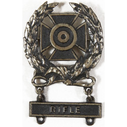 Badge, Expert, Rifle, Sterling