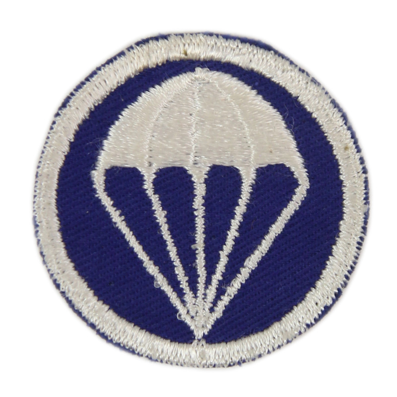 Insigne de calot parachutiste, twill, bleu foncé