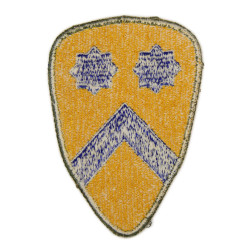 Insigne, 2nd Cavalry Division, bord vert