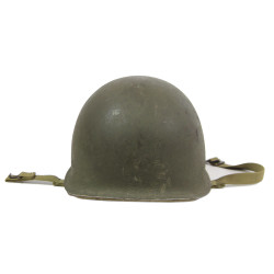 Casque M1, pattes fixes, liner HAWLEY, 2nd Lieutenant