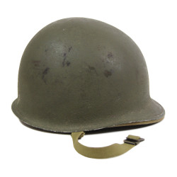 Casque M1, pattes fixes, liner HAWLEY, 2nd Lieutenant