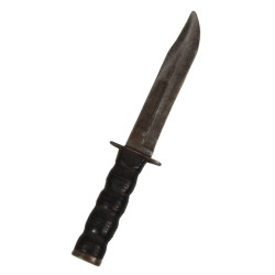 Knife, Fighting, MK 2, CAMILLUS, USMC, with Leather Scabbard, Named