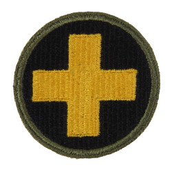 Insigne, 33rd Infantry Division, Bord vert, dos vert, 1943