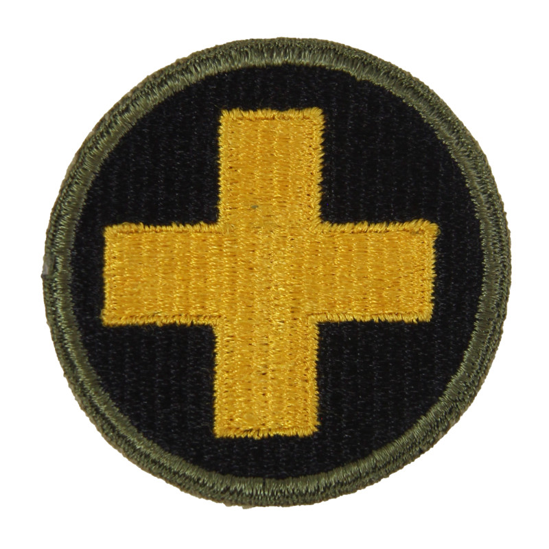 Insigne, 33rd Infantry Division, Bord vert, dos vert, 1943